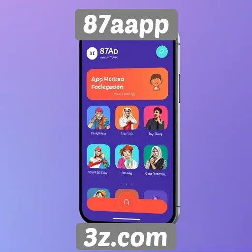 Interface do 87aapp proporciona experiência intuitiva